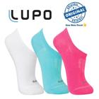 Kit Com 3 Pares Meias Qualidade Lupo Sport Soquete Femininas