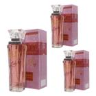 Kit Com 3 Perfumes Sexy Woman Love Feminino 100ml Atacado