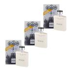 Kit Com 3 Perfumes Vodka Man Paris Elysees 100Ml Eau