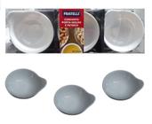 Kit com 3 Petisqueira Molheira Bowl de Melamina 11cm De Ø