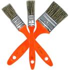 Kit com 3 pincéis cabo de madeira cerdas macia para pintura ferramenta de pintura