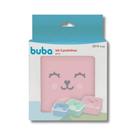 Kit com 3 potinhos gumy rosa - buba