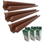 Kit com 3 Protetores Veda Porta Rolinho Impermeável Anti Pó e Insetos Ajustável Para Portas até 90cm