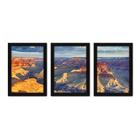 Kit Com 3 Quadros - Cânion Paisagem Pedras - 180kq02p