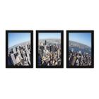 Kit Com 3 Quadros - Cidade Arquitetura Paisagem - 251kq02p