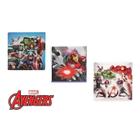 Kit Com 3 Quebra-cabeça Infantil Avengers Vingadores Meninos