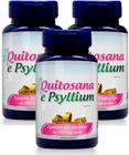 Kit Com 3 - Quitosana Com Psyllium 60 Cápsulas de 700mg Promel