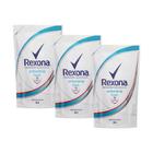 Kit com 3 Refis Sabonete Líquido Rexona Fresh Antibacterial 200ml