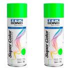 Kit Com 3 Spray Tek Bond Verde Florescente 350ml Uso Geral