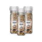 Kit com 3 Tempero para Hambúrguer Heinz 80G - BR Spices