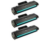 Kit Com 3 Toner Compatível para Hp 105a W1105a M107a M107w M135a M135w Sem Chip Preto 1.5k Strom