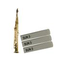 KIT COM 3 UNID. PALHETA SUN - SAX SOPRANO  Dureza: 3.0
