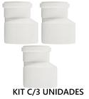 KIT COM 3 UNID-Redução Excentrica Esgoto Plastilit 100mm X 75mm *3790*