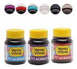 Kit Com 36 Verniz Vitral Acrilex