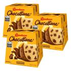 Kit Com 3Und Chocottone Bauducco Chocolate 400G