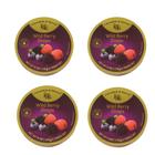 Kit com 4 Balas Alemã Cavendish Wild Berry -Frutas Silvestre