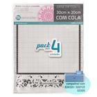 Kit com 4 Bases De Corte 30x30 Brother ScanNCut SDX (com cola)