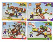 kit com 4 caixas lego Super Mario com Luz - 965 peças - Coleção Completa GT-131