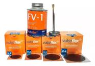 Kit Com 4 Caixas Remendo A Frio V1 - V2 - V3 - V-4 Cola Fv-1