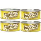 Kit Com 4 Ceras Em Pasta Ingleza 400G Amarelo