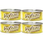 Kit Com 4 Ceras Em Pasta Ingleza 400G Amarelo