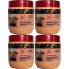 Kit Com 4 Creme Pimenta Negra Elimina Estrias E Celulites