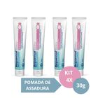 Kit com 4 Cremes Pomada de Assadura 30gr Cada - Bepantol