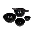 Kit com 4 Cubetas Silicone e 1 Espátula Para Estética, Saúde - Argilas, Máscaras, Peelings