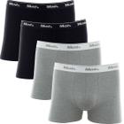 Kit Com 4 Cuecas Boxer Mash Algodão Cotton Masculino