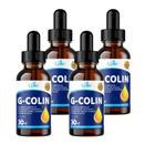 Kit Com 4 - G-Colin (Óleo de Abacate + Resveratrol + Coenzima Q10 + Taurina) 30ml Celliv