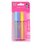 Kit Com 4 Marca Texto Cores Pastéis