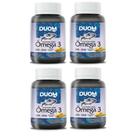 Kit com 4 Omega 3 Oleo de Peixe Duom 60 Capsulas