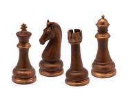 Kit com 4 peças do xadrez decorativas em resina - Loja Bora, Decora!