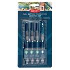 Kit com 4 Pinceis Reservatório Derwent Waterbrush com Botão