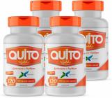 Kit Com 4 Quito Gold - Quitosana Com Psyllium 120 Cápsulas de 700mg Promel