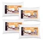 Kit com 4 Real Látex - Travesseiro