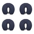 Kit com 4 Travesseiro de Pescoço Para Viajar