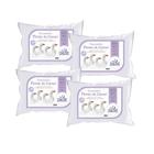 Kit com 4 Travesseiros Enchimento em Penas