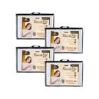 Kit com 4 Travesseiros Macios Favos de Mel