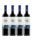 Kit com 4 Un Vinho Arbo Tannat 750 ml