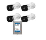 Kit com 4 Unidades de Câmeras bullet Intelbras Vhl 1120 B Hd 720p C/Hd 1TB