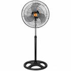 Kit Com 4 Ventiladores 45 Cm Coluna Preto 75W 220V