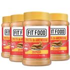 Kit Com 4Und Pasta De Amendoim Cremosa Fit Food 450G - Fitfood