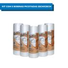 Kit com 5 Bobinas picotadas Roll Bag 25x35 C/ 500 Saquinhos