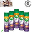 Kit com 5 bom ar odorizador aroma campos de lavanda 360ml