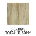 Kit com 5 Caixas Pisos Pavia Plus 62x62cm Marrom Caixa 2,32m² - Carmelo Fior