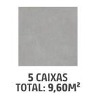 Kit com 5 Caixas Porcelanatos Esmaltado Distrito Sgr 80x80 cm Retificado Caixa com 1,92m² Natural