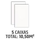 Kit com 5 Caixas Revestimentos Branco 34X60 Caixa 2,10
