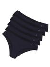Kit com 5 Calcinhas Tanga Hering 77t0