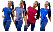 Kit com 5 Camisas Blusas Fitness Feminina Dryfit Sofisticada Para Academia